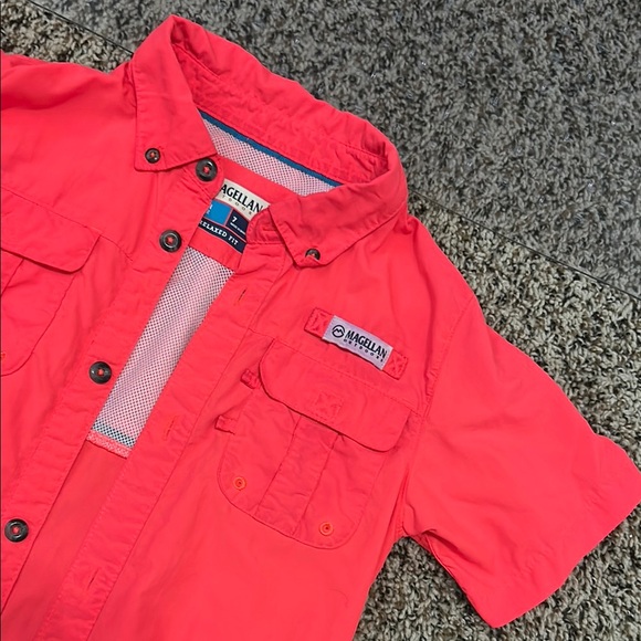 Magellan Outdoor fishing shirt - Coral Shirt - Picture 2 of 6
